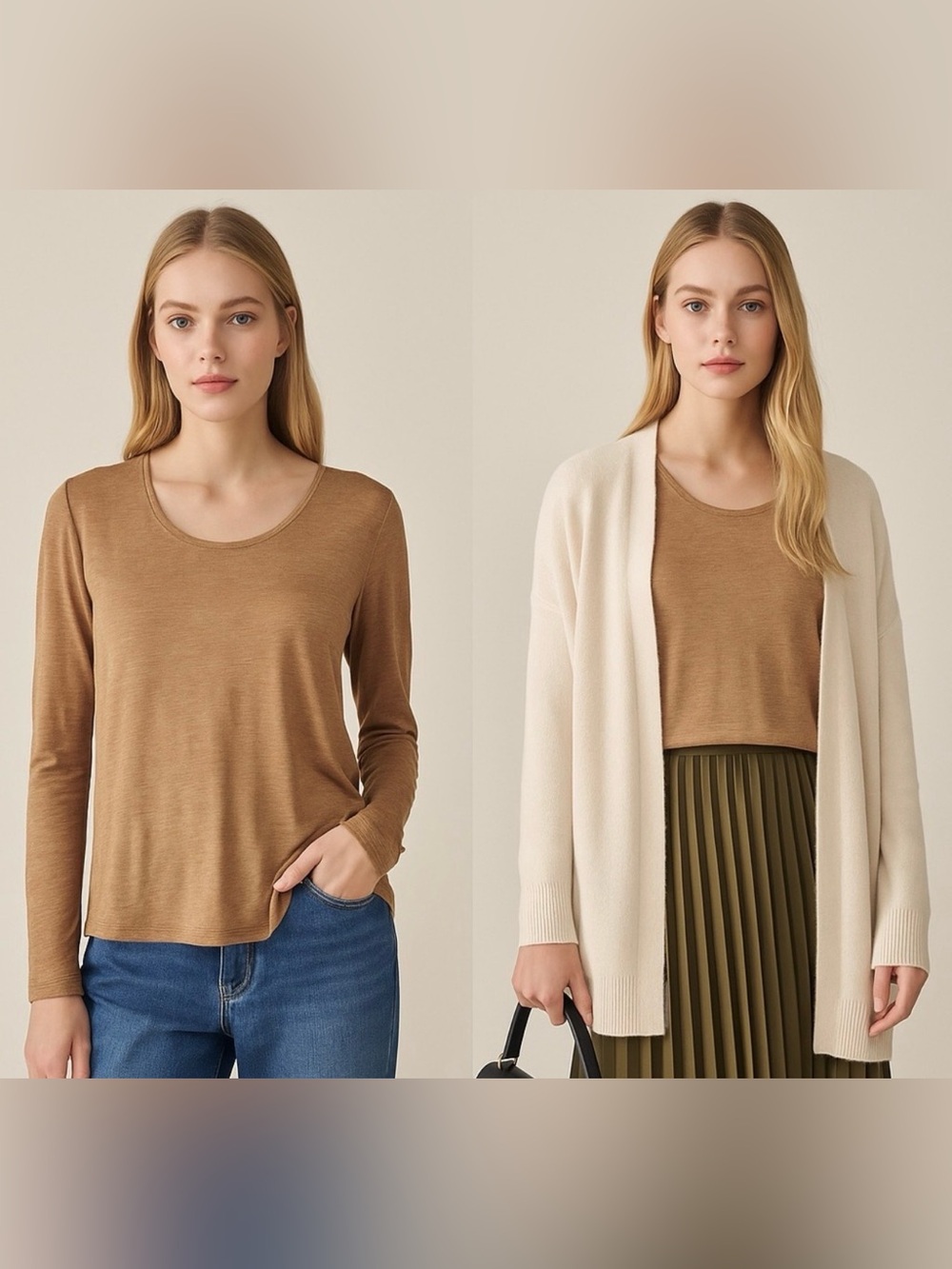 Cupshe Brown Long Sleeve Top - Picture 11 of 11